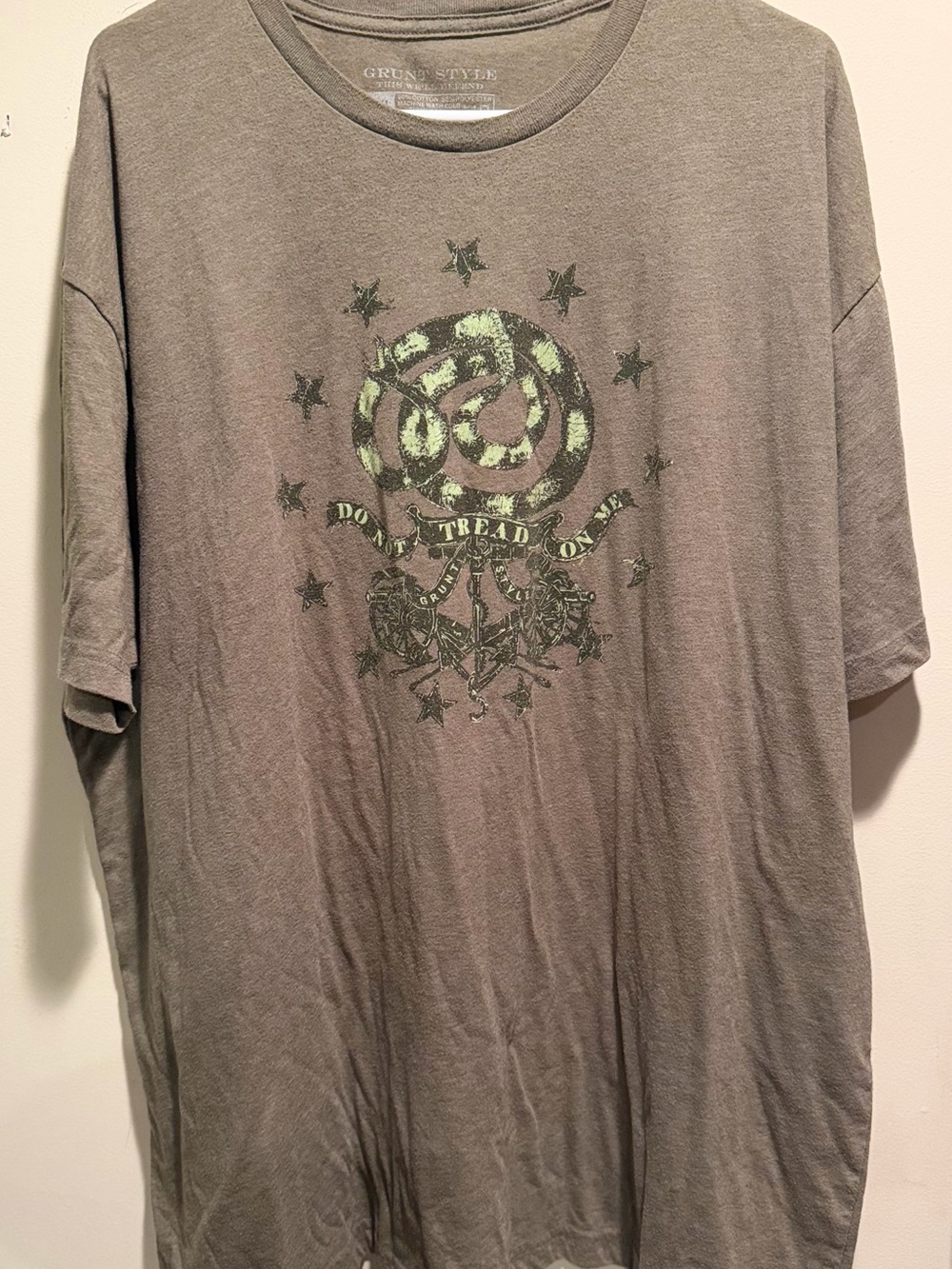 Grunt Style “Do Not Tread on Me” Gasden Flag T-Shirt - Size 3 XL